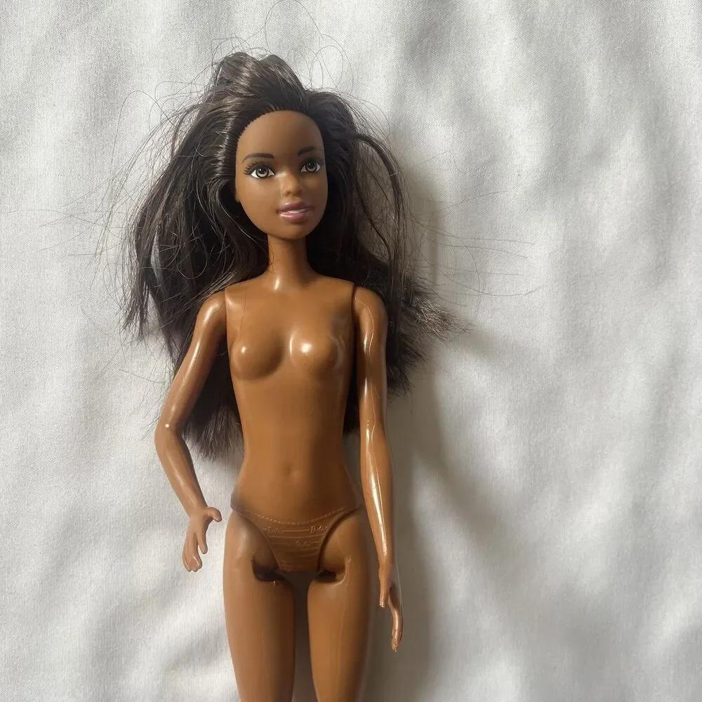 3 Lot Barbie Doll Mattel Fashionista African American Caucasian Pocahontas Nude
